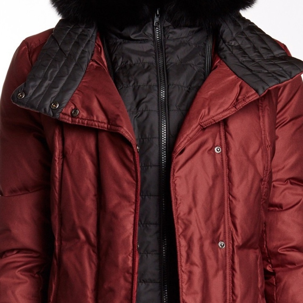 Soia & Kyo down coat puffer with detachable hood. - Picture 4 of 8